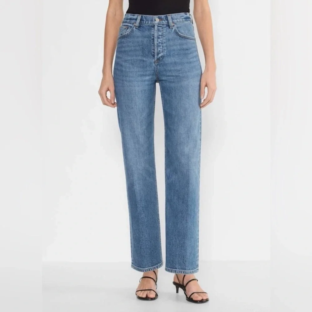 Denim Forum The Arlo Hi-Rise Trouser Straight Jean Size 24 - Picture 4 of 16